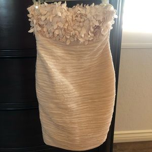 Mini dress with flowers